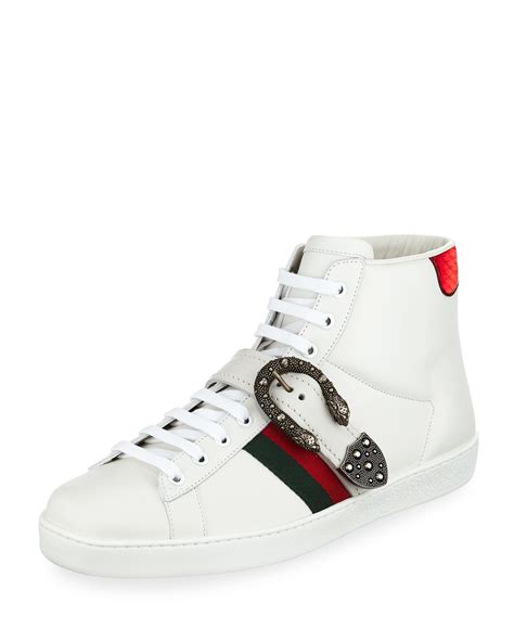 gucci ace sneaker price|gucci ace high top sneakers.